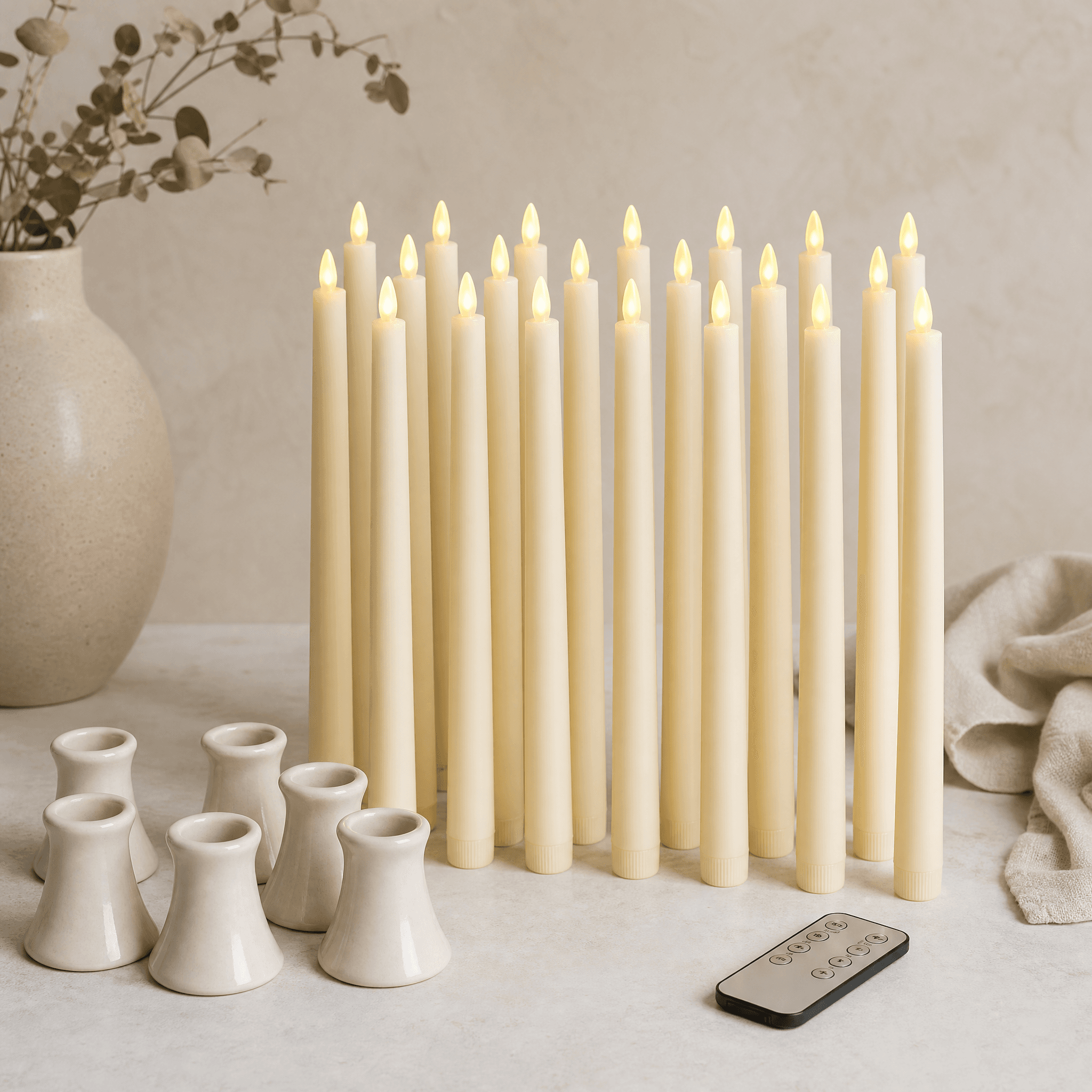Ambient Table Lighting Set — Flameless LED glow to replace real candles