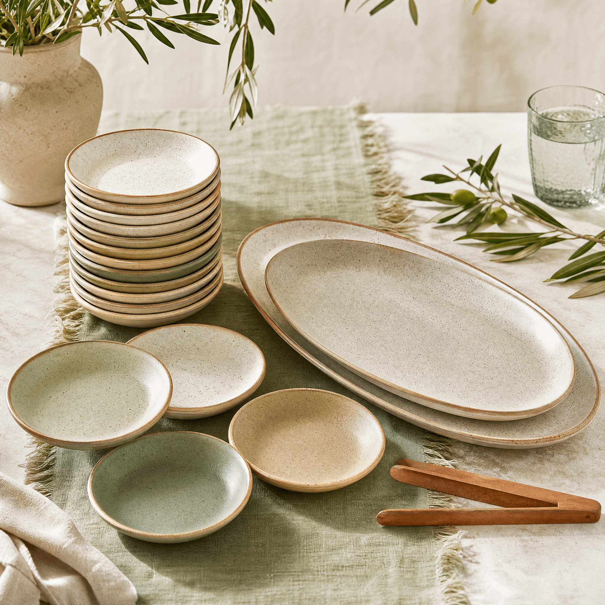 Tapas & Small Plates Set — Mediterranean-style small sharing plates